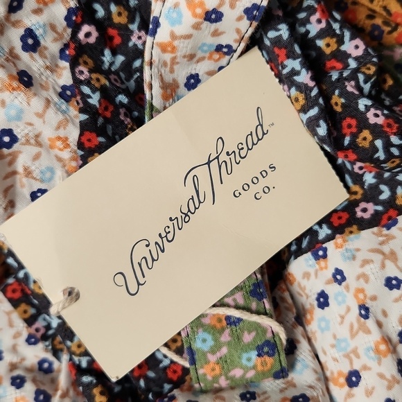 Universal Thread-Famous Smocked Tank  Dress - Sleeveless Patchwork - Picture 9 of 12